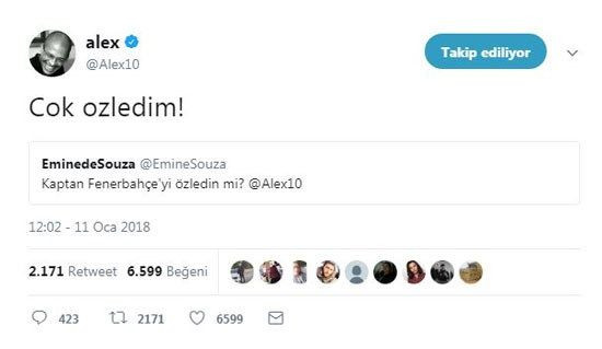 Alex de Souza: Fenerbahçe'yi çok özledim - Sayfa 11