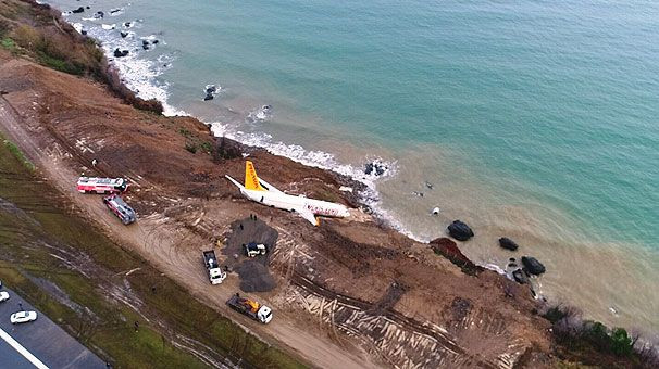 Trabzon Havalimanı'nda yolcu uçağı pistten çıktı - Sayfa 6