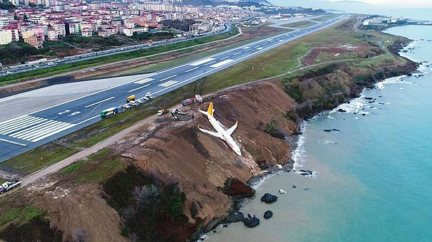 Trabzon Havalimanı'nda yolcu uçağı pistten çıktı - Sayfa 8