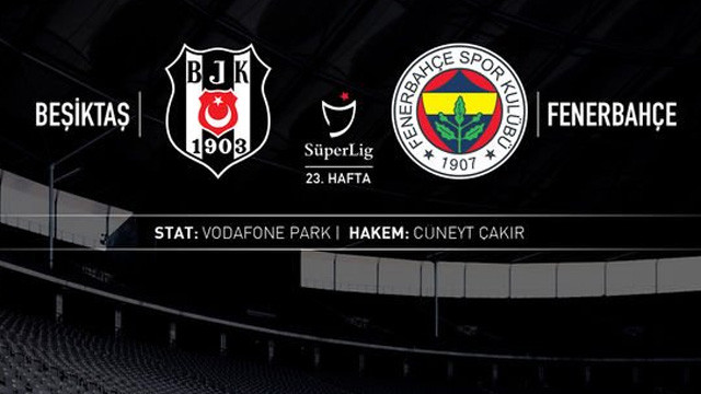 Beşiktaş - Fenerbahçe maçının ilk 11'leri belli oldu