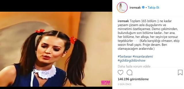 İrem Sak Güldür Güldür Show'dan ayrıldı mı? - Sayfa 6