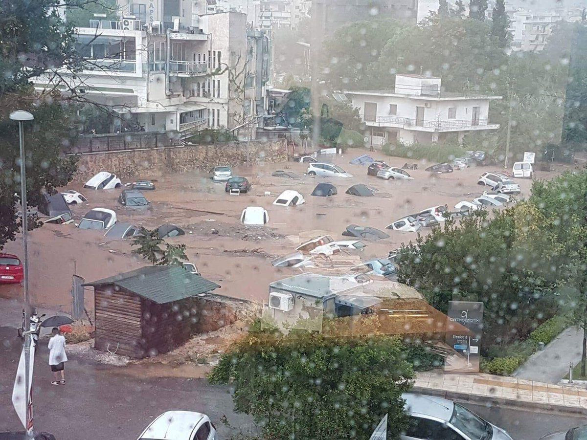 Yunanistan’ı önce yangın şimdi de sel vurdu - Sayfa 8