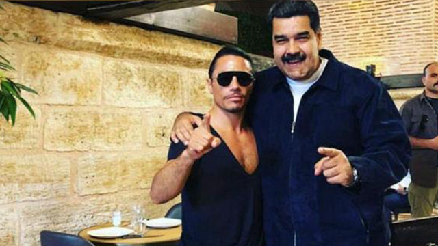 Maduro Nusret'te yemek yedi, Venezuela karıştı