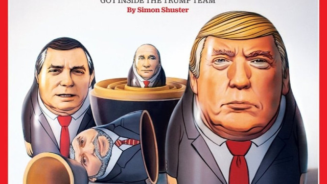 Time’dan Putin ve Trump’lı matruşka kapağı