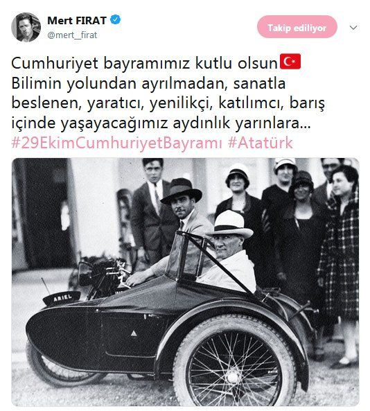 Ünlülerin Cumhuriyet Bayramı mesajları - Sayfa 16