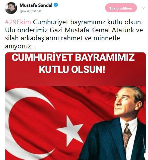 Ünlülerin Cumhuriyet Bayramı mesajları - Sayfa 18