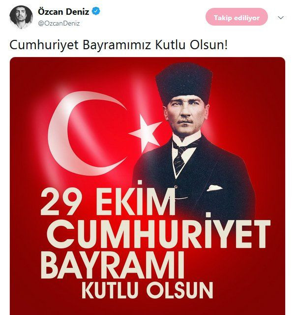 Ünlülerin Cumhuriyet Bayramı mesajları - Sayfa 21