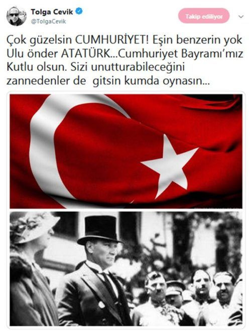 Ünlülerin Cumhuriyet Bayramı mesajları - Sayfa 24