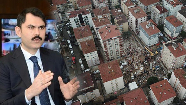Bakan Kurum açıkladı: Riskli 8 bina yıkılacak