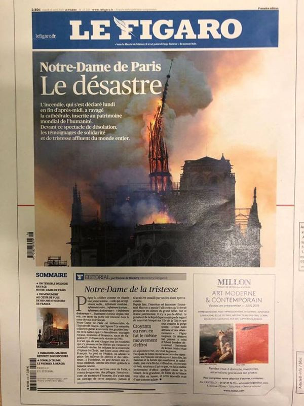 Dünya basınının manşetlerinden Notre Dame yangını - Sayfa 4
