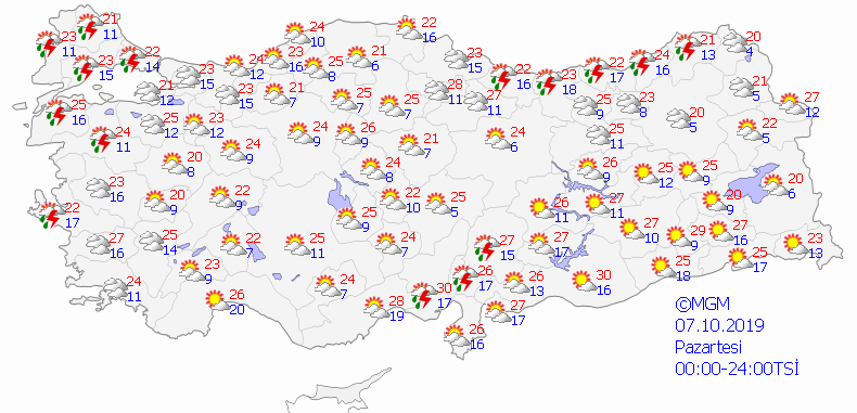 Meteoroloji'den fırtına ve sağanak uyarısı - Sayfa 11