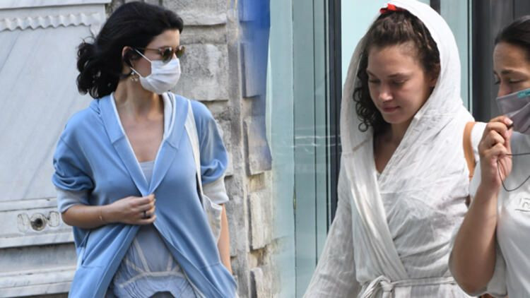 Beren Saat ve Melisa Şenolsun dizi setinde - Sayfa 1