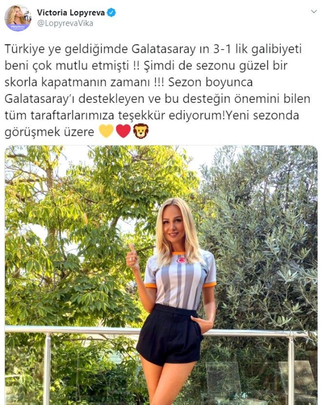 FIFA'nın Dünya Kupası elçisi Victoria Lopyreva, taraftarı olduğu Galatasaray'a mesaj gönderdi - Sayfa 2