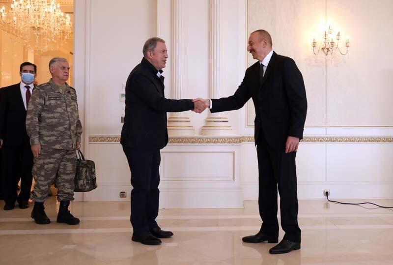 Aliyev, Mevlüt Çavuşoğlu ve Hulusi Akar'ı kabul etti - Sayfa 2