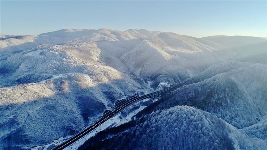 Bolu Dağı'nda kar manzarası drone ile görüntülendi - Sayfa 4
