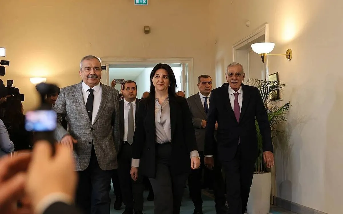 DEM Parti ilk CHP'yi ziyaret edecek! İmralı heyetinden de isimler olabilir