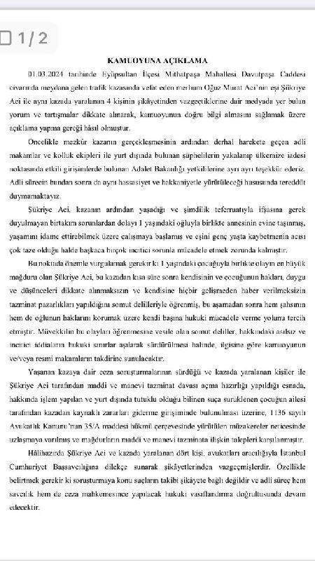 Şikâyetini geri çeken Oğuz Murat Aci'nin eşi: Asıl muhatap benim, lince ve iftiraya maruz kalıyorum - Sayfa 7