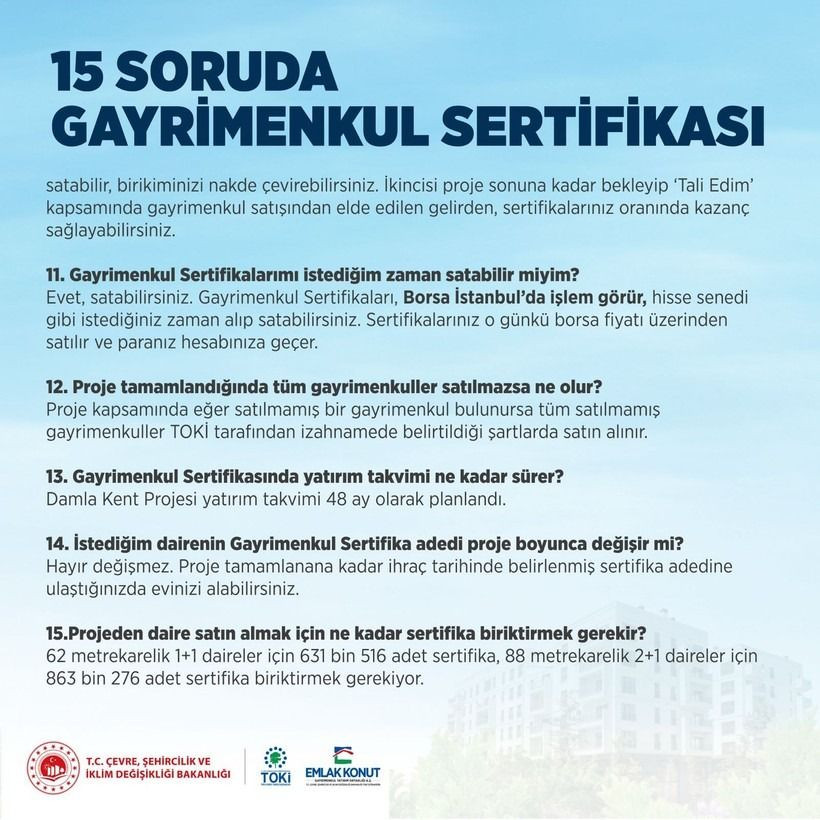 Peşinat yok faiz yok! 15 soruda ev almayı kolaylaştıran Gayrimenkul Sertifikası - Sayfa 3