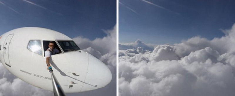 Brezilyalı pilot Daniel Centeno uçuş sırasında çektiği selfielerle sosyal medyada gündem - Sayfa 1