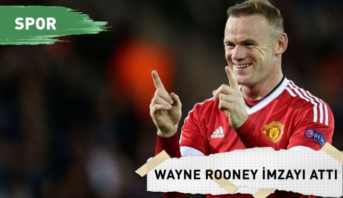 Wayne Rooney imzayı attı